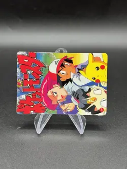 Pikachu Rocket Holo Pokemon Vintage Pocket Monsters Vending Prism Sticker 101 - Image 2
