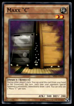 Yu-Gi-Oh TCG Structure Deck: Machine Reactor #SR03-EN020 Maxx "C - Image 1