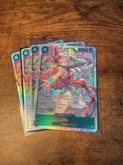 Uta Playset - OP13-023 x4 - Carrying On His Will - One Piece TCG - English - Image 1