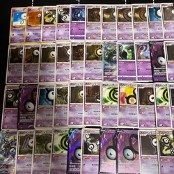 Pokemon Card Unown 100 Cards Lot Old Back Vintage Bulk Set Japanese - Image 2