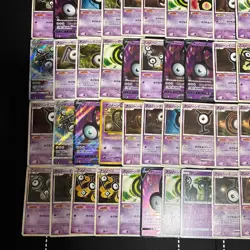 Pokemon Card Unown 100 Cards Lot Old Back Vintage Bulk Set Japanese - Image 4