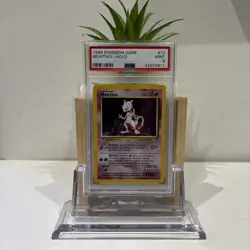 POKEMON BASE SET 1999-2000 “4TH PRINT” #10 MEWTWO HOLO PSA 9 - Image 1
