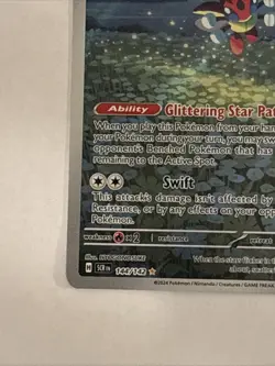 Pokemon TCG Ledian Illustration Rare Sv07 Stellar Crown 144/142 NM Condition - Image 5