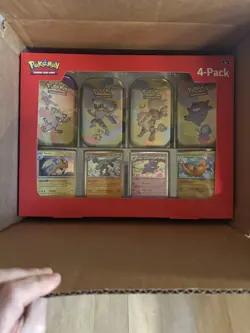 Pokemon TCG Scarlet and Violet 151 Mini Tins 4 Pack. Sealed new - Image 1