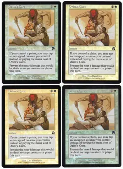 Orim's Cure x4 4x 1999 Mercadian Masques PLAYSET FOIL Instant MTG SP - NM AZ1 - Image 1
