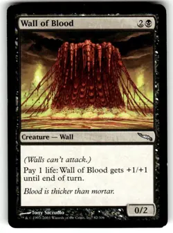 Wall of Blood Mirrodin Regular MTG - Image 1