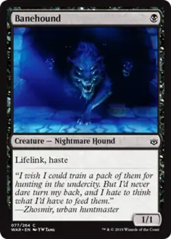 1 x Banehound - Foil - War of the Spark - NM-Mint - MTG - Image 1