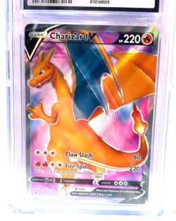2020 POKEMON GEM MINT CHARIZARD V # SWSH050 HOLO GRADE 10 AWESOME ! - Image 2
