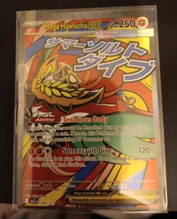 Pokemon TCG Mega Hawlucha Ex 268/217 Ascended Hero’s Pack Fresh NM English - Image 1