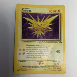Zapdos 30/62 WOTC Fossil Holo Pokemon Card - Image 3