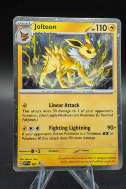 Jolteon SVP 169 - Pokemon TCG Scarlet & Violet - NM Black Star Promo COSMOS HOLO - Image 1
