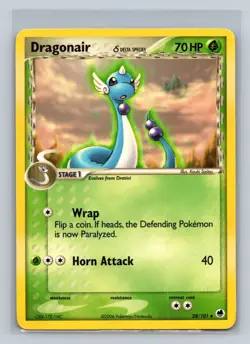 Pokemon Dragonair 28/101 Uncommon Delta Species EX Dragon Frontiers - Image 1