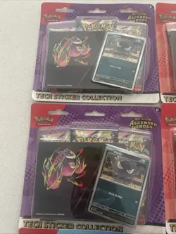 4x Pokemon TCG Ascended Heroes Tech Sticker Collection & 2X Prismatic evolutions - Image 3