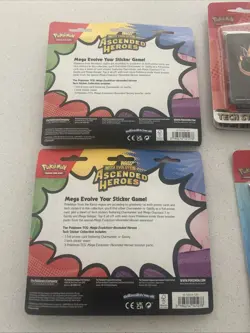 4x Pokemon TCG Ascended Heroes Tech Sticker Collection & 2X Prismatic evolutions - Image 5
