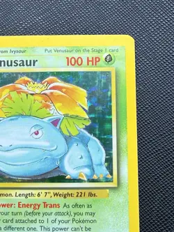 Pokemon TCG Venusaur Holo Rare Card 15/102 Base Set LP, SEE PICTURES!!! - Image 4