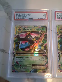 2016 Pokemon XY Evolutions Venusaur EX — PSA 9 X 2 (Sequential Pair #695 & #696) - Image 2