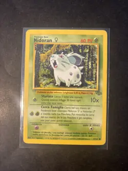 NIDORAN 1999 Pokemon Jungle Set 1st EDITION Common POKEMON 57/64 - Image 1