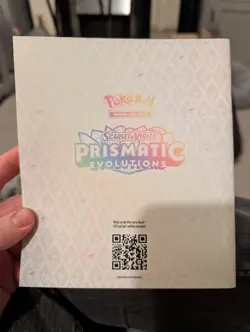 Pokemon Prismatic Evolutions TCG Player Guide Book - ETB fresh, rare and unused! - Image 2