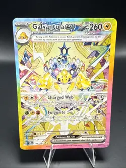 Pokemon Galvantula EX TCG Card Stellar Crown Holo 168/142 Sv07 - Image 1