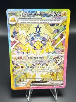Pokemon Galvantula EX TCG Card Stellar Crown Holo 168/142 Sv07 - Image 2