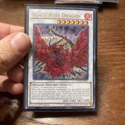 Black Rose Dragon DUSA-EN077 Ultra Rare Yugioh Duelist Saga 1st Edition VLP - Image 1