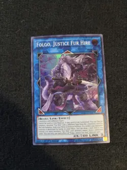Folgo, Justice Fur Hire - SOFU-EN047 - Super Rare - 1st Edition - Image 1