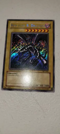 Yugioh Red-Eyes B. Dragon & Summoned Skull - Yugi - Limited Edition Holo 1996 - Image 3