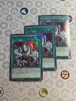 3x Rage With Eyes Of Blue - LDS2-EN029 - Ultra Rare (NM) - Yugioh Playset - Image 1