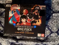 ONE PIECE ENGLISH TCG: OP09 EMPERORS IN THE NEW WORLD Booster Box $$$ - Image 1