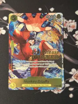 One Piece Monkey D Luffy P-036 Promo 2023 OP04 Pre Release Winner - Image 1