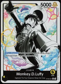 Monkey.D.Luffy (001) (Parallel) L Starter Deck 29: Egghead ST29-001 NMFoil - Image 1