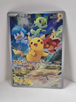 Pokemon Scarlet & Violet Paldea Evolved Pikachu #27 SVP en Pikachu Promo Card - Image 1