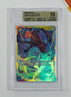One Piece BGS 10 Sanji #119 SEC Foil OP06 Wings of the captain 2024 English - Image 1