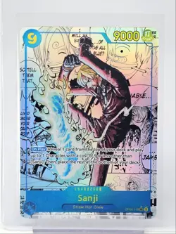 SANJI 2024 ONE PIECE WINGS OF THE CAPTAIN MANGA SECRET RARE OP06-119 Q6095 - Image 1