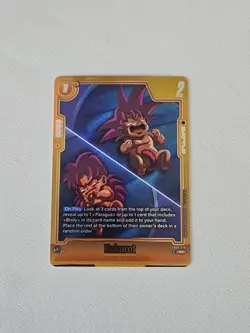 Dragon Ball Super Card Game FB08-076 Foil Kakarot Battle Card Saiyan R - Image 1