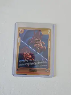 Dragon Ball Super Card Game FB08-076 Foil Kakarot Battle Card Saiyan R - Image 3