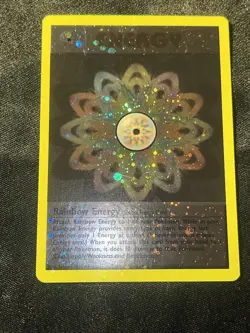 Rainbow Energy - WOTC League Promo Pokemon - Holo Card - Image 2