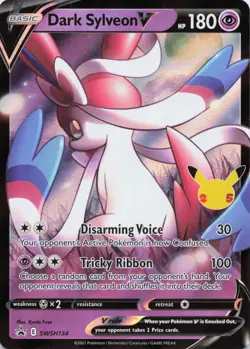 Dark Sylveon V - Promo Holo SWSH: Sword & Shield Promo Cards SWSH134 LP - Image 1