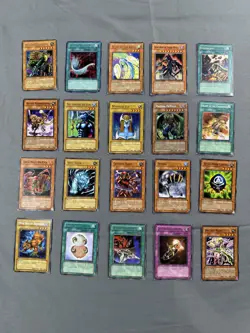 Vintage Yu-Gi-Oh Card Lot Sorcerer Of Dark Magic Gren Maju Da Eiza 20 Konami - Image 1