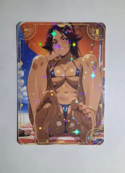 Yoruichi Shihouin Bleach Goddess Story Waifu Card Hunny Bunnies - Image 1