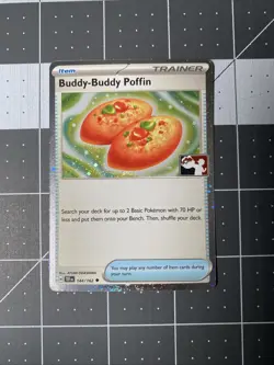Buddy-Buddy Poffin 144/162 Prize Pack Series Cards Holo - Image 1
