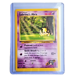Sabrina's Abra 94/132 Pokemon TCG Gym Challenge NM Vintage 2000 Card - Image 1