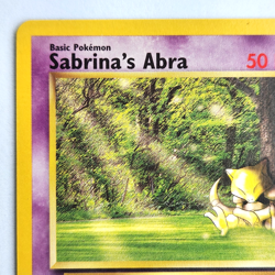 Sabrina's Abra 94/132 Pokemon TCG Gym Challenge NM Vintage 2000 Card - Image 3