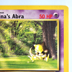 Sabrina's Abra 94/132 Pokemon TCG Gym Challenge NM Vintage 2000 Card - Image 4