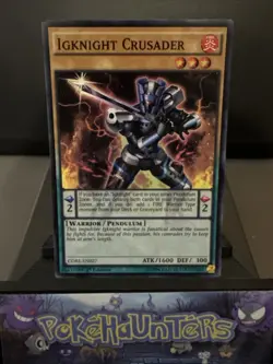 Yu-Gi-Oh! Card Igknight Crusader CORE-EN027 Super Rare 1st Ed Near Mint - Image 1