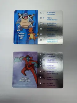 Rare 2007 Pokemon Scholastic Checklist Cards Collect Them All Blastoise - Image 1