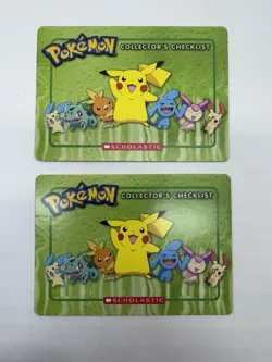 Rare 2007 Pokemon Scholastic Checklist Cards Collect Them All Blastoise - Image 2