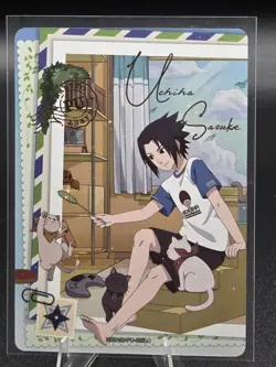 Sasuke Uchiha NRZ06-PU-001L4 Naruto Kayou Card - Image 1
