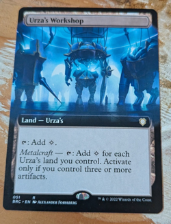 MTG Urza's Workshop, Commander: The Brother's War NM Extended Art - Image 1