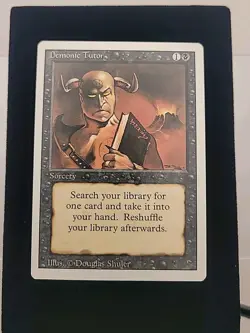 Mtg Demonic Tutor Revised Edition - Image 1